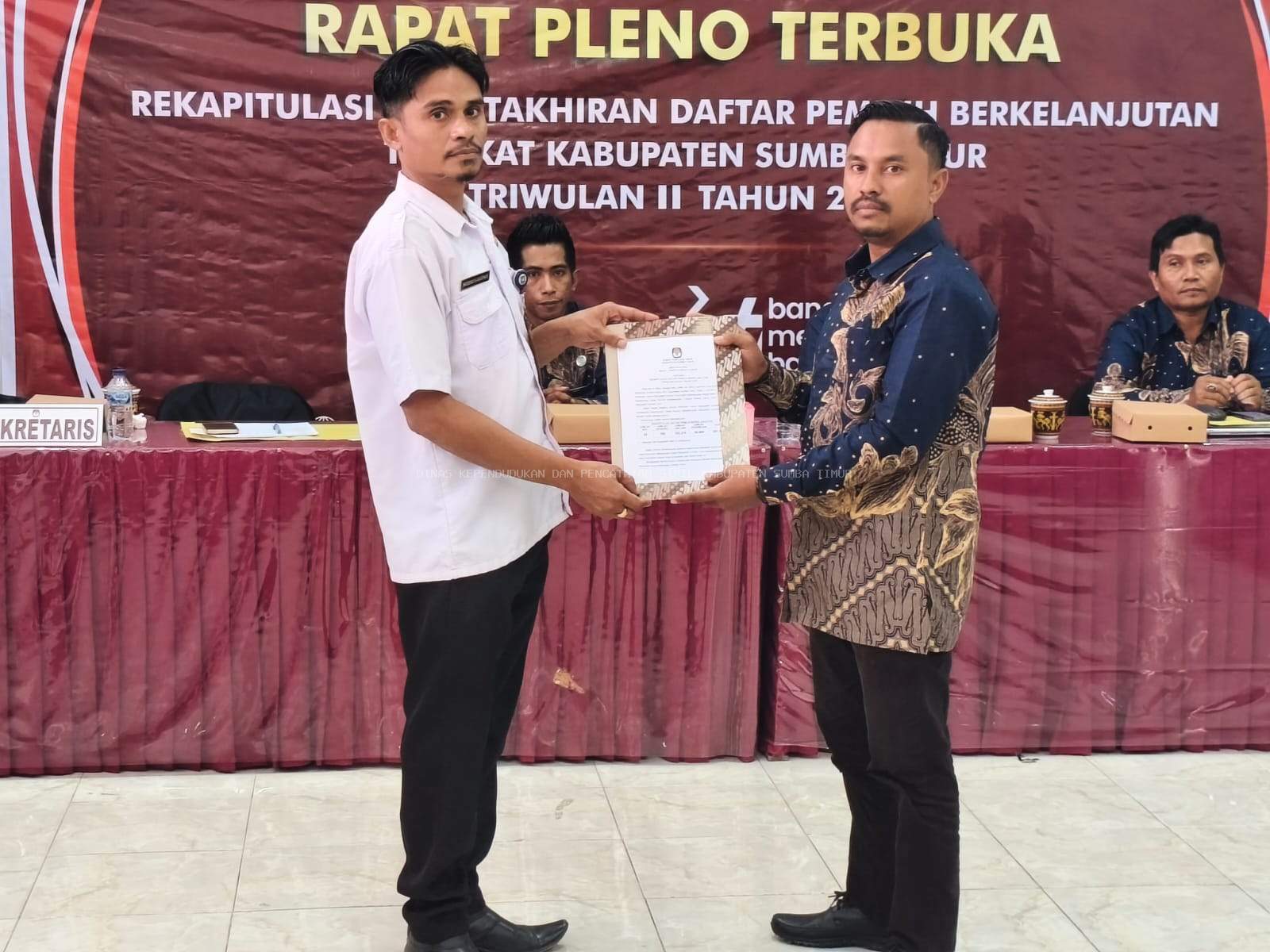 Rapat Pleno Terbuka Rekapitulasi Daftar Pemilih Berkelanjutan Triwulan II Tahun 2026