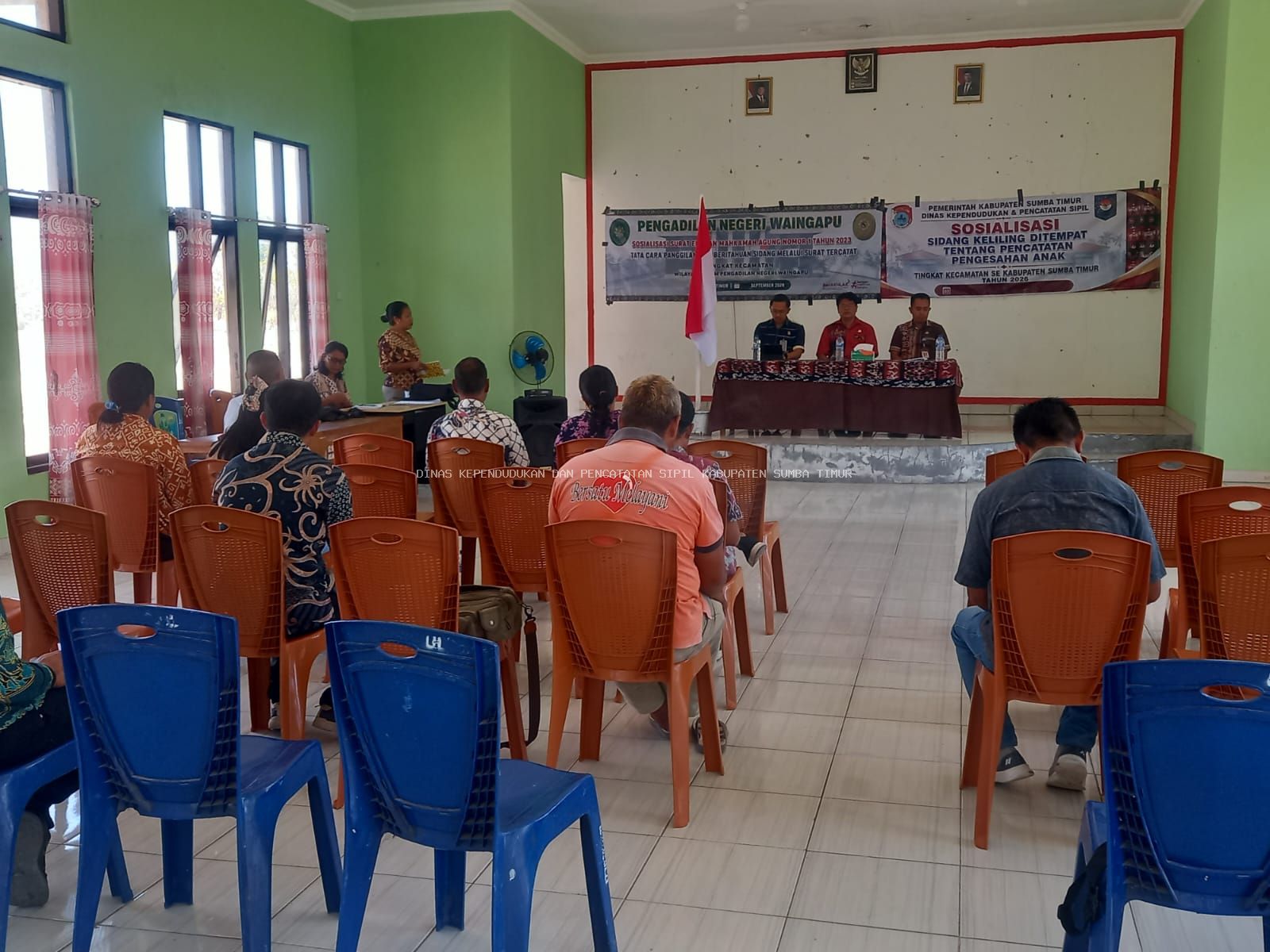 SOSIALISASI SIDANG KELILING DI TEMPAT TENTANG PENCATATAN PENGESAHAN ANAK DI KECAMATAN UMALULU